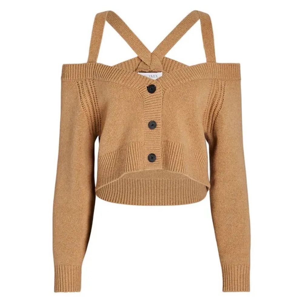 Intermix Rumi Cold Shoulder Cardigan Sweater - Picture 3 of 8